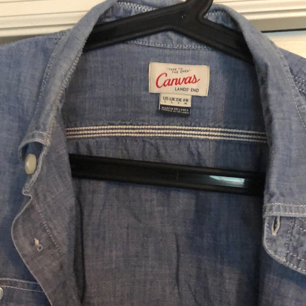 Lands End Light Denim Shirt